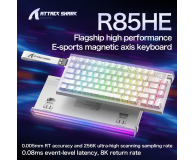 Attack Shark R85 HE Rapid Trigger 8kHz/256kHz biała - 1472694 - zdjęcie 7